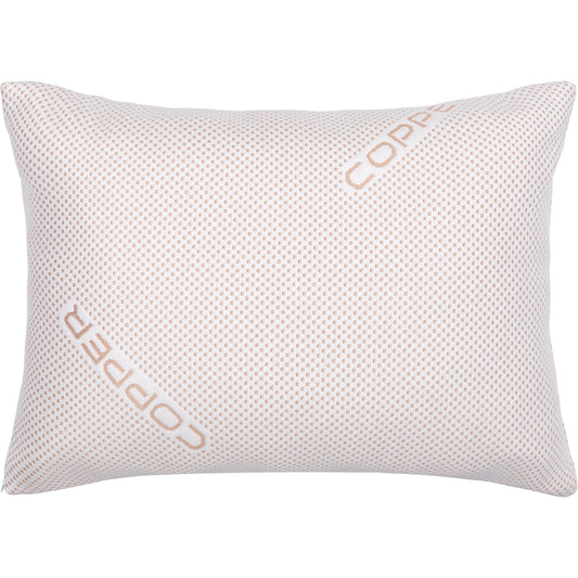 Copper Hotel Collection Bed Pillow, Queen Size. Designed for Back, Stomach or Side Sleepers, 20x30
