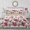 Woven Quilt 3 Piece King Floral
