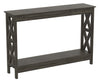 Console Sofa Table Dark Grey 1 Shelf - DecoElegance - Sofa Console Table