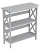 Console Sofa Table Light Grey with Dual Shelves - DecoElegance - Sofa Console Table