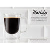 Insulated Double-Wall Glass Coffee Tea Hot or Cold Beverage Mug 2 Piece Set 120ml, Barista - DecoElegance - Coffee & Tea Cups