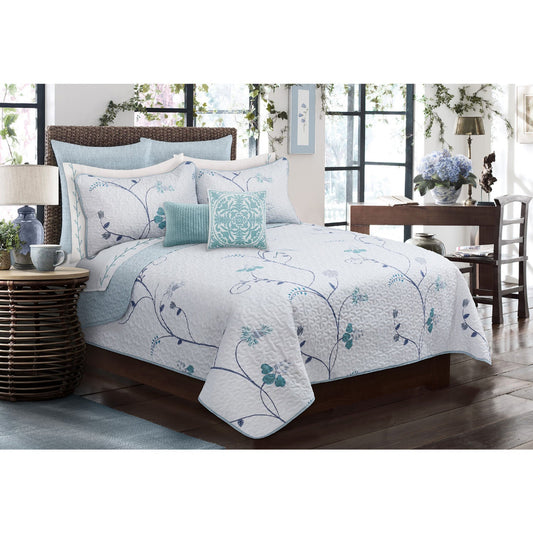 Quilt Bedding Set Woven 2 Piece Set Twin Whisper - DecoElegance - Bedding Quilt Set