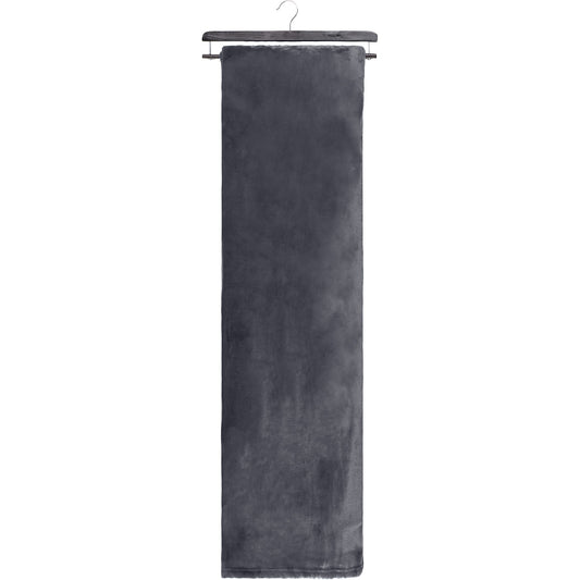 Super Soft Flannel Blanket Throw Home Decor Bedding 80X88 Charcoal - DecoElegance - Blanket Throw Home Bedding