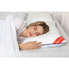 Cooling Matelasse Hotel Collection Bed Pillow, Queen Size. Designed for Back, Stomach or Side Sleepers, 20x30, White
