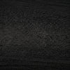 Double platform bed frame in black wood-grain finish, bedroom styling view 7