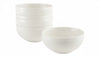 Ensemble de vaisselle, 32 pièces, porcelaine phosphatique (bone china), rebord rond en relief, blanc – vue 3