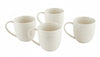 Ensemble de vaisselle, 32 pièces, porcelaine phosphatique (bone china), rebord rond en relief, blanc – vue 4