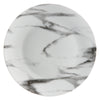 Dinnerware Set with Gold Flatware, Porcelain, 16-Piece Dinnerware, Grey Marble Look – view 3