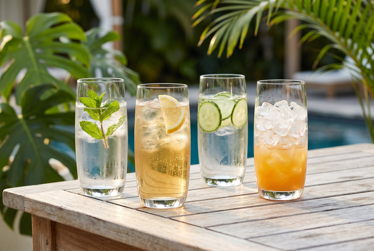 Verres highball, ensemble de 4, 460 ml, mise en situation