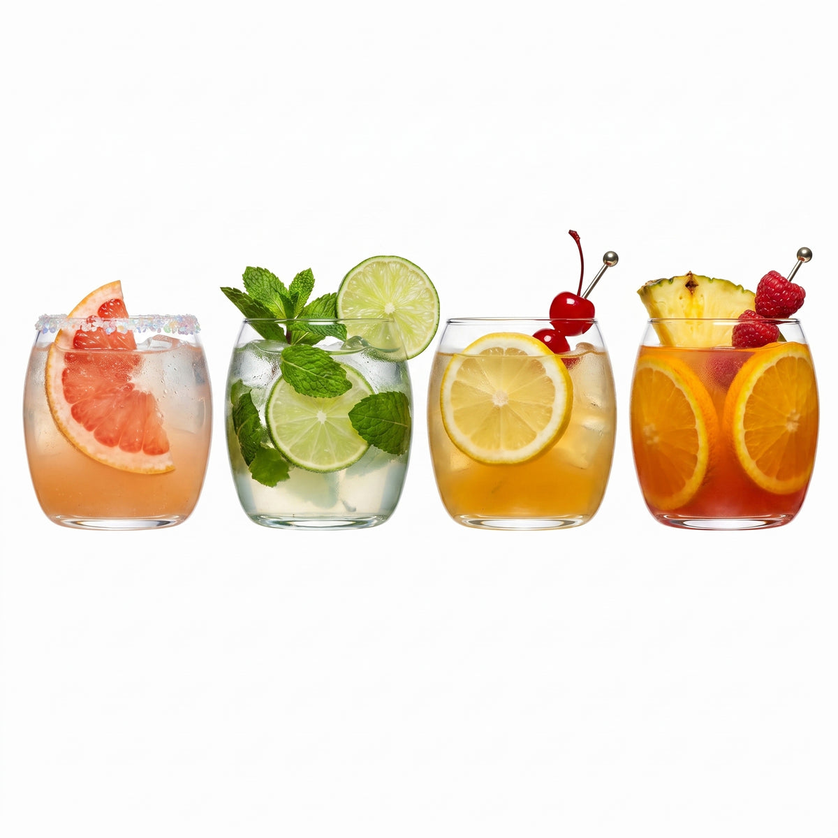 Verres à whisky old fashioned dans un décor