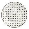 Dinnerware Set with Black Flatware, Porcelain, 12-Piece Dinnerware, Black and White Patterns – view 2