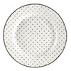 Dinnerware Set with Black Flatware, Porcelain, 12-Piece Dinnerware, Black and White Patterns – view 5