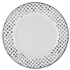 Dinnerware Set with Black Flatware, Porcelain, 12-Piece Dinnerware, Black and White Patterns – view 24