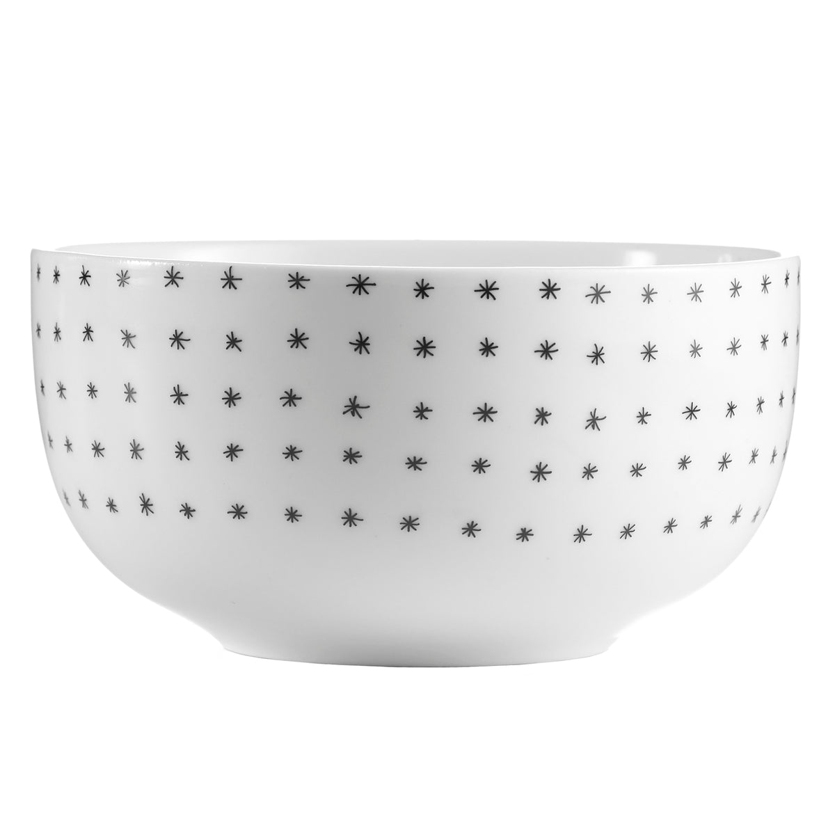 Dinnerware Set with Black Flatware, Porcelain, 12-Piece Dinnerware, Black and White Patterns – view 31