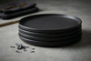 Dinner Plates, Set of 4, Stoneware, 26.5 cm (10.4 in), Matte Black – view 2