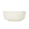 Dinnerware Set, 12-Piece, Stoneware, Fluted Embossed, Bone – view 8