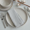 Dinnerware Set, 12-Piece, Stoneware, Fluted Embossed, Bone – view 9
