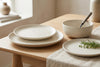 Dinnerware Set, 12-Piece, Stoneware, Fluted Embossed, Bone – view 15