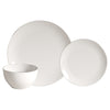 Ensemble de vaisselle, 12 pièces, porcelaine, blanc à rebord platine – vue 6