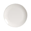 Ensemble de vaisselle, 12 pièces, porcelaine, blanc à rebord platine – vue 9