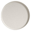 Dinnerware Set, 12-Piece, Stoneware, Speckled Off-White, Ribbed – view 7
