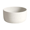 Dinnerware Set, 12-Piece, Stoneware, Speckled Off-White, Ribbed – view 10
