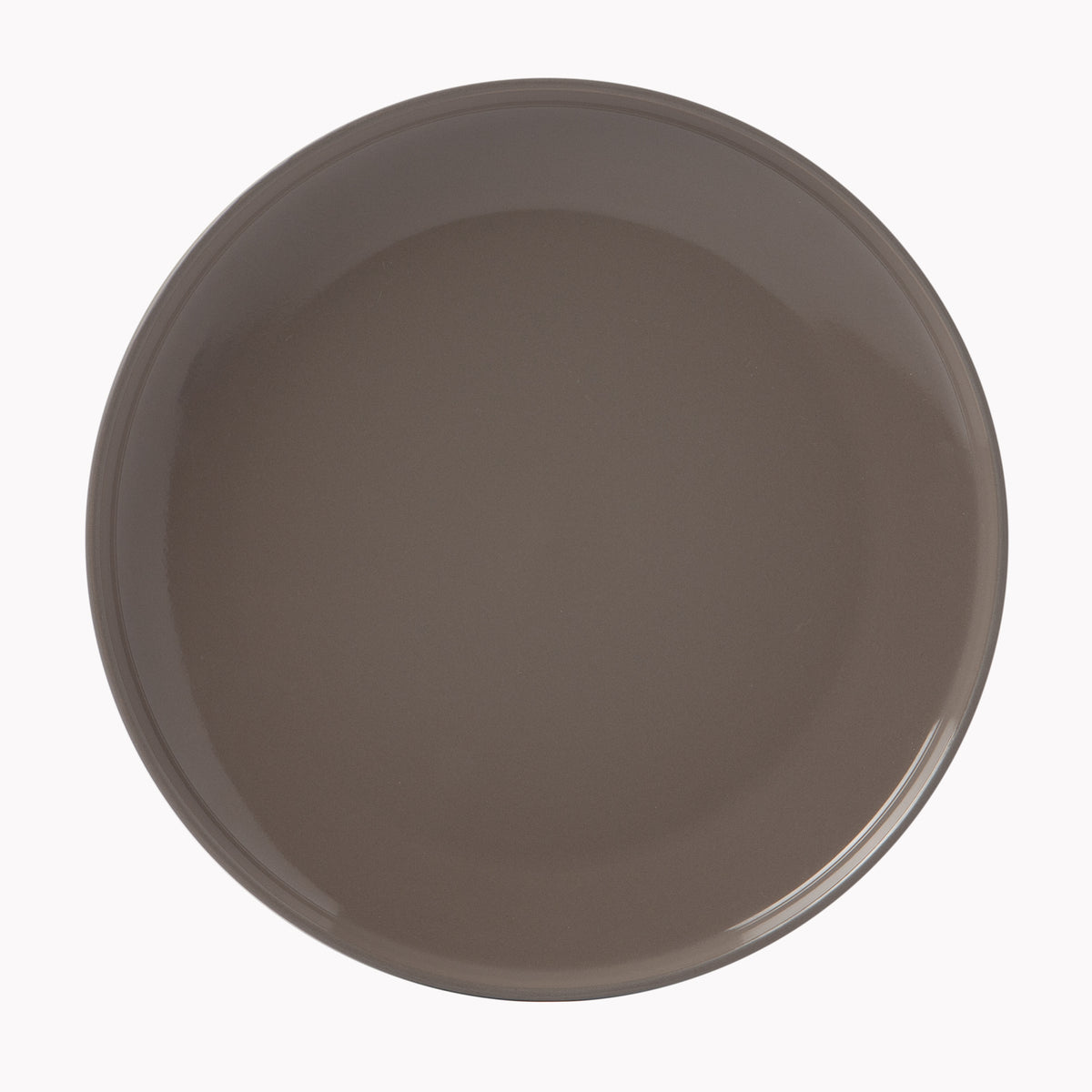 Assiettes plates en grès, ensemble de 4, 26,5 cm, taupe – vue 6