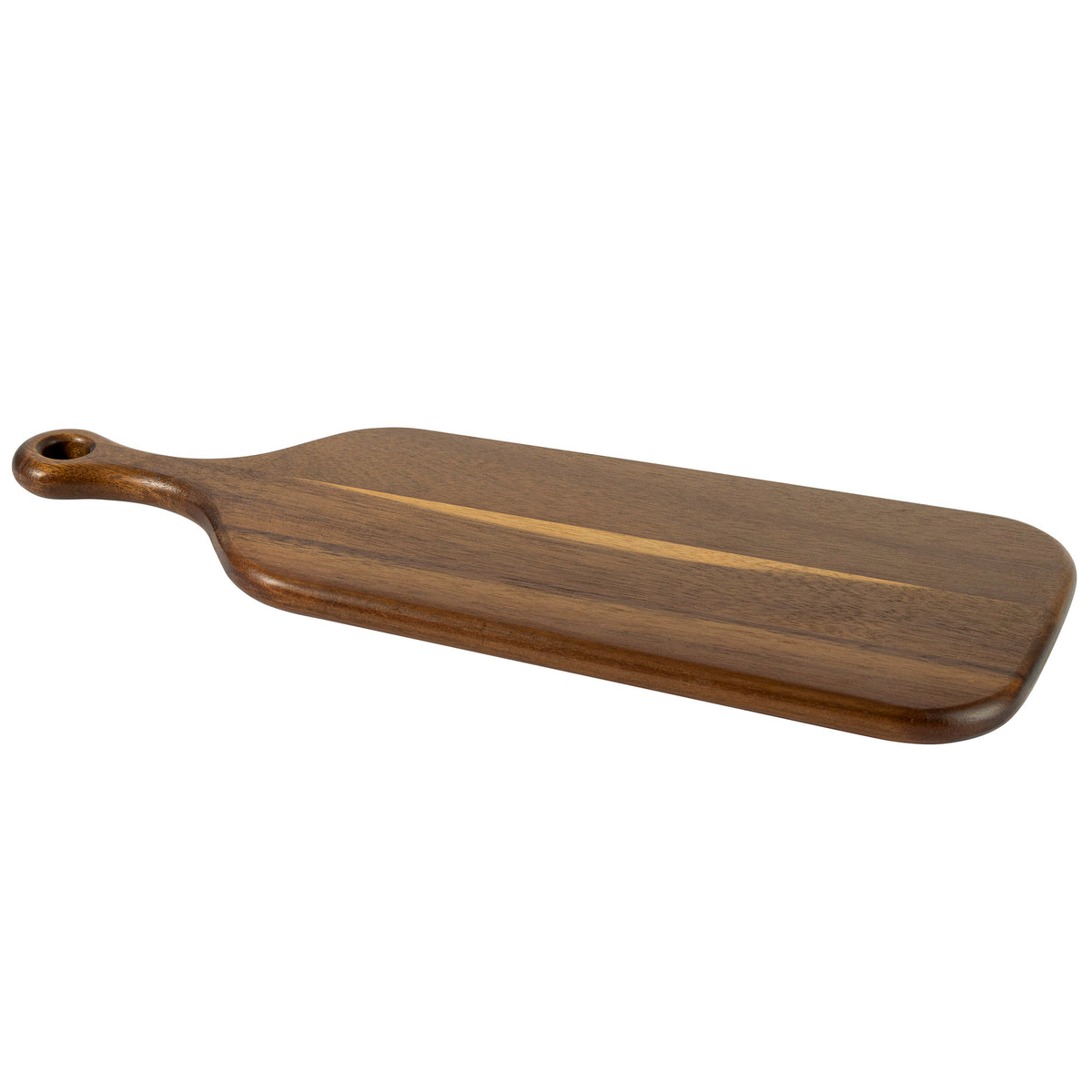 Planche de service en bois d'acacia avec longue poignée, 43 x 16,5 cm – vue 2