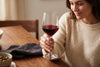 Red Wine Glasses Bolero in a styled setting