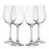 White Wine Glasses, set of 4, on white