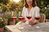 Red Wine Glasses Prestige in a styled setting