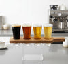 Beer Flight Board with 4 Tasting Glasses Mateo in a styled setting