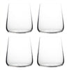 Stemless Wine Glasses, set of 4, on white