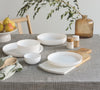 Dinner Plates, Set of 4, Opal Glass, 27.3 cm (10.7 in), White – view 4