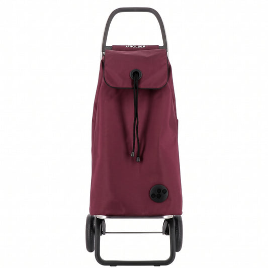 Rolser I-Max MF Convert 2 folding shopping cart, burgundy