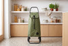 Rolser I-Max MF Convert 2 folding shopping cart, olive – view 3