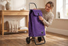Rolser I-Max MF Convert 2 folding shopping cart, purple – view 5