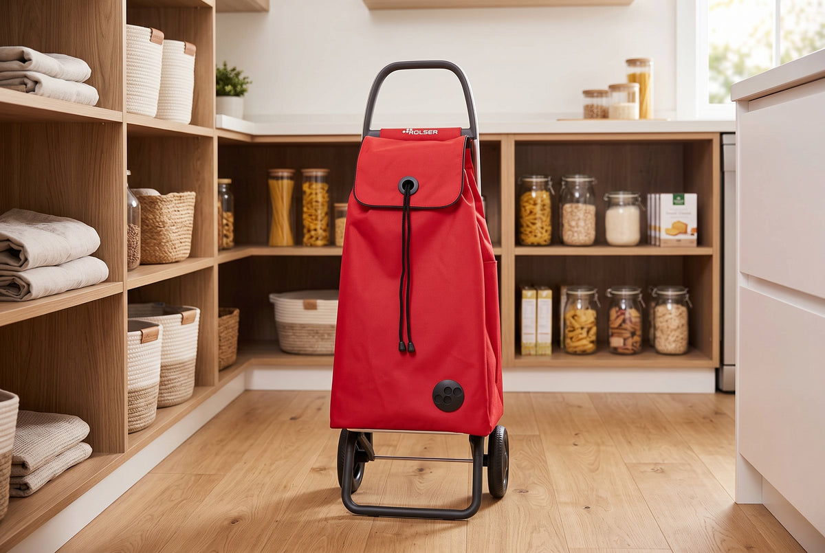 Rolser I-Max MF Convert 2 folding shopping cart, red – view 2