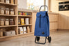 Chariot d'épicerie pliable Rolser I-Max MF Convert 2, bleu saphir – vue 2