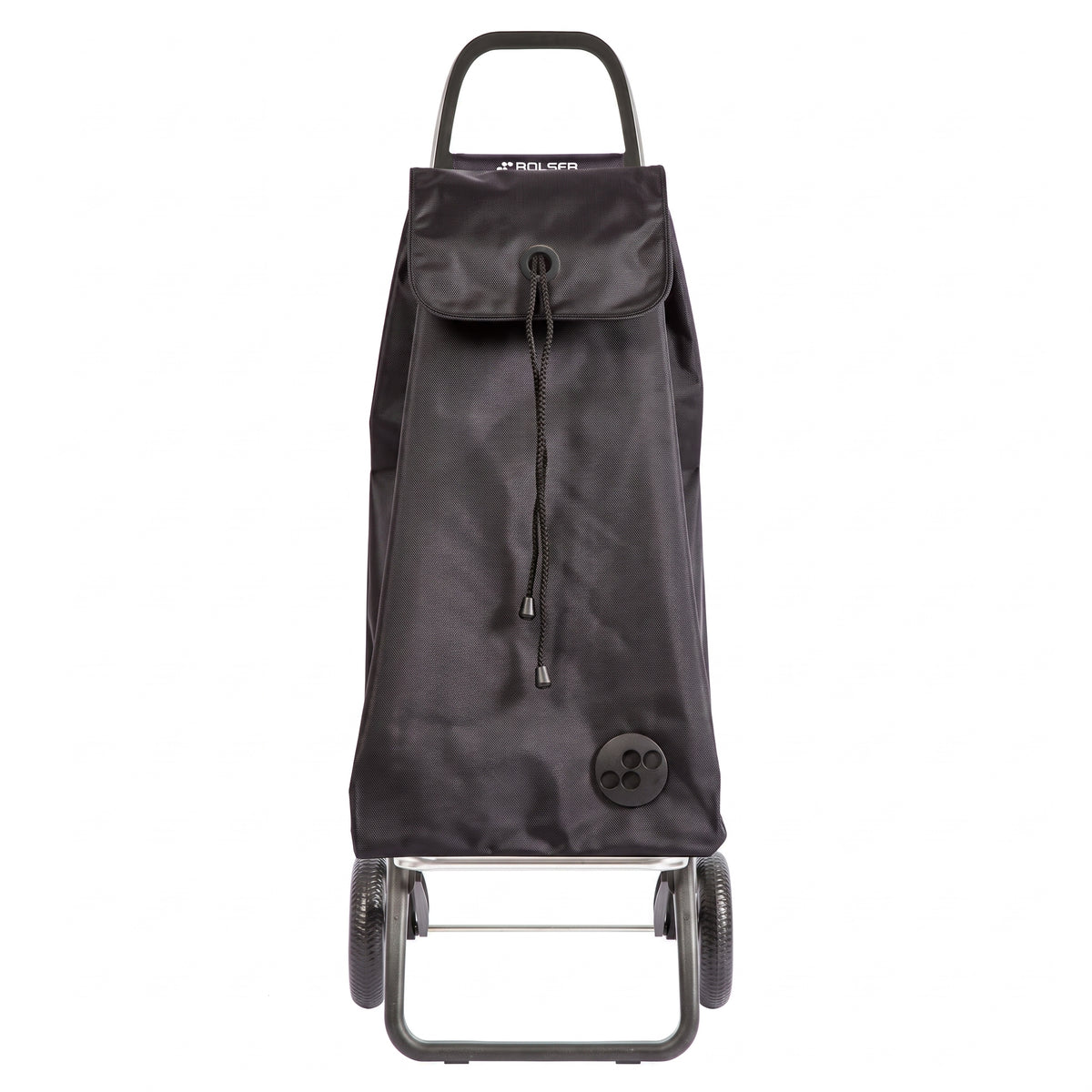 Rolser I-Max MF Logic folding shopping cart, black