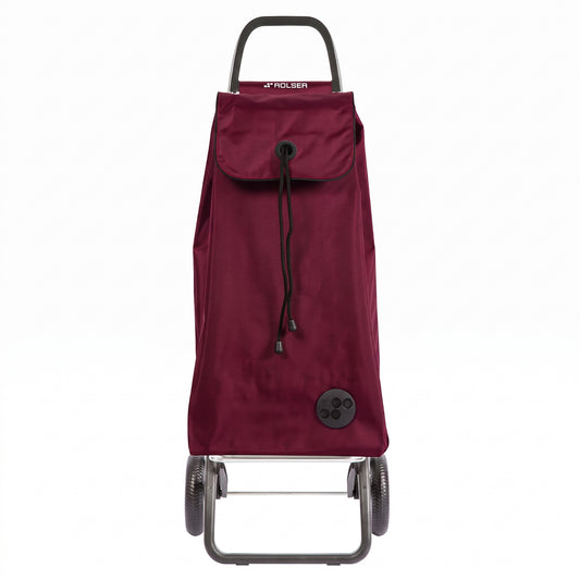 Rolser I-Max MF Logic folding shopping cart, burgundy