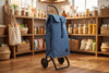 Rolser I-Max MF Logic folding shopping cart, denim blue – view 6