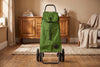 Rolser I-Max MF Logic folding shopping cart, olive – view 4