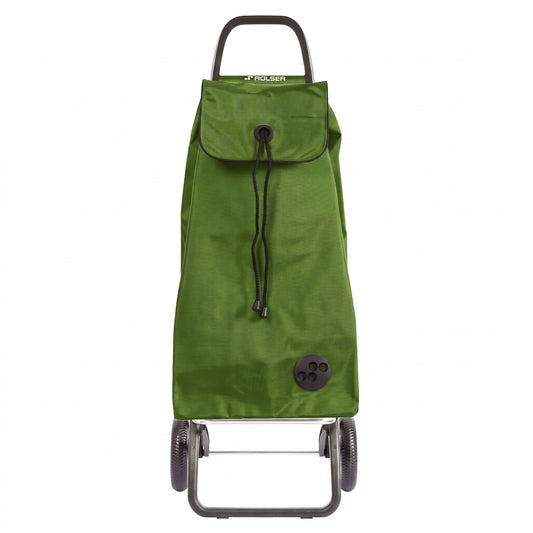 Rolser I-Max MF Logic folding shopping cart, olive