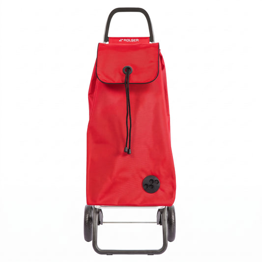 Rolser I-Max MF Logic folding shopping cart, red