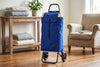 Chariot d'épicerie pliable Rolser I-Max MF Logic, bleu saphir – vue 4