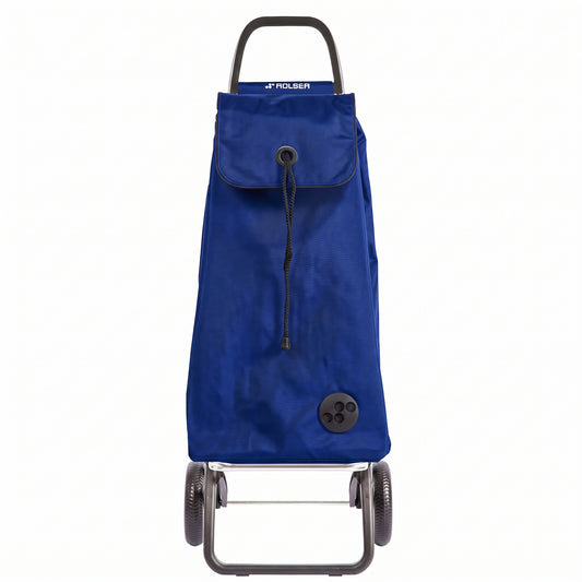 Rolser I-Max MF Logic folding shopping cart, sapphire blue