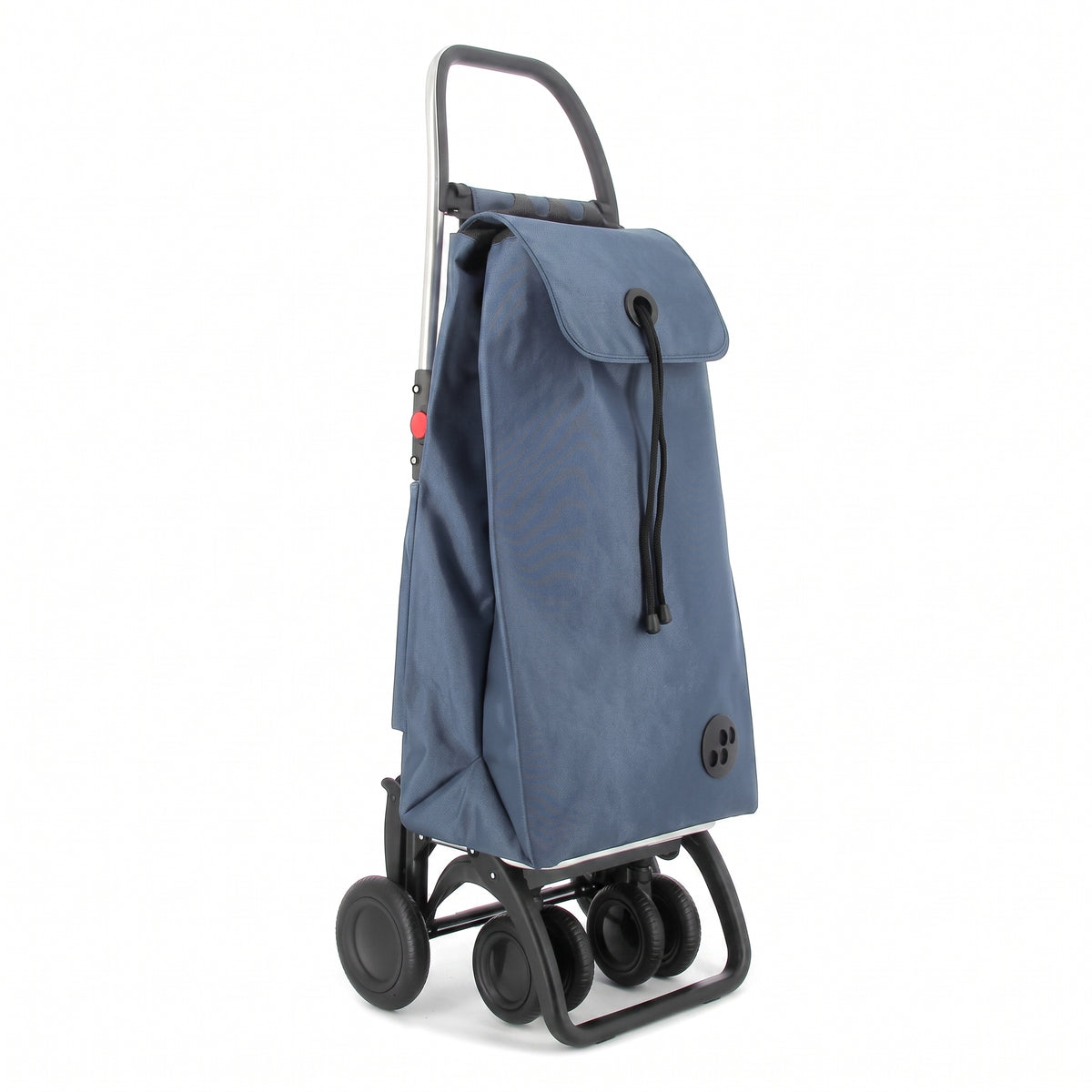 Rolser I-Max Logic Tour folding shopping cart, denim blue