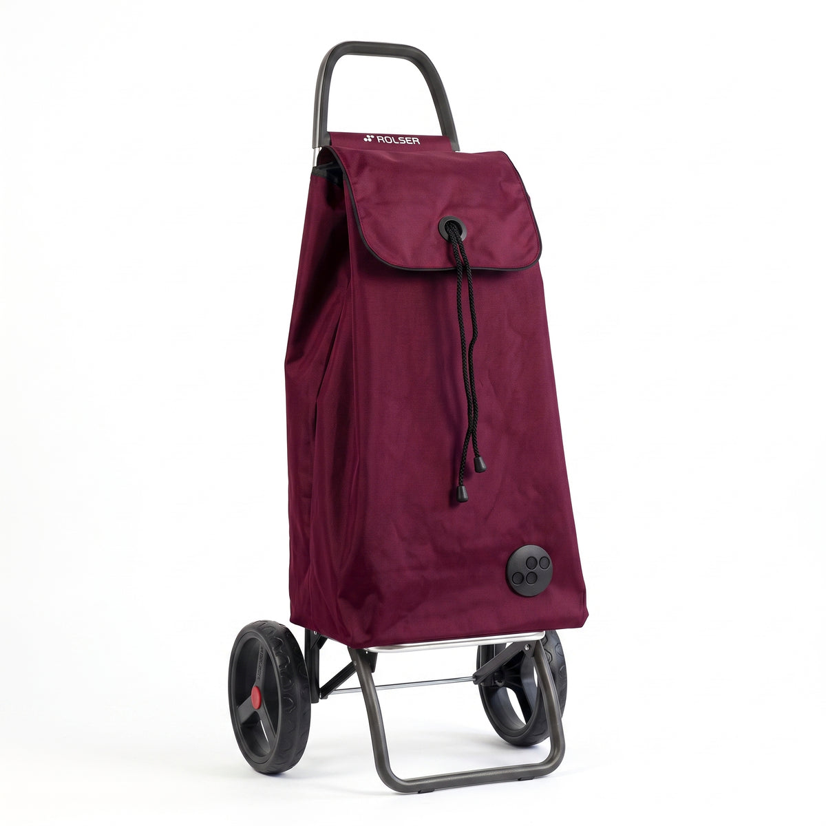 Rolser I-Max Logic RSG folding shopping cart, burgundy