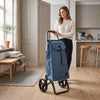 Rolser I-Max Logic RSG folding shopping cart, denim blue – view 3